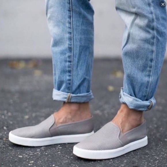 Vince Blair 5 Slip On Leather Loafer Sneakers Size 9 - Picture 1 of 13